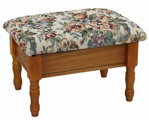 Foot Stool Oak - Picture 1 of 4