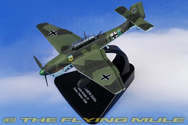 Oxford Diecast 1:72 Ju 87B Stuka Luftwaffe III./StG 77 F1+AC Foto 1 de 4