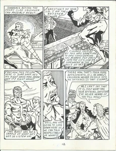 ORIGINAL ARTWORK_CAPTAIN TESTAMANT Issue #01 Pages 12 & 13 - Picture 1 of 2