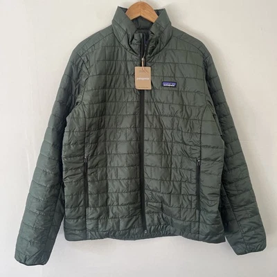 Patagonia Jacket Men’s X-Large Old Growth Green Nano Puff Jacket 84213 FA25 NWT - Image 1 of 4
