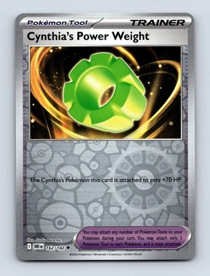Cynthia's Power Weight SV10: Destined Rivals Uncommon Reverse Holo 162/182 - Image 1 of 2