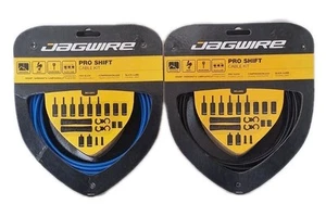 Kit de cambio Jagwire Pro - Juego de cables de engranajes azul negro Shimano Sram Campagnolo - Imagen 1 de 5