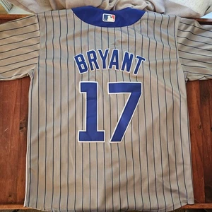 Kris Bryant Chicago Cubs Majestic MLB Baseball Trikot genäht Large - Bild 1 von 5