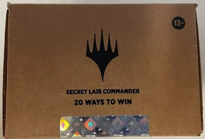 Magic the Gathering Secret Lair Commander Deck: 20 Ways to Win NEW SEALED EDH - Picture 1 of 1