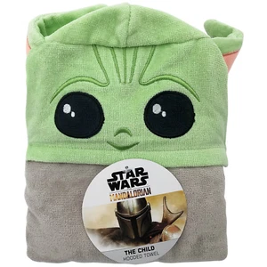 Official Disney Star Wars: The Mandalorian "The Child" Hooded Towel – 51" x 21" - Picture 1 of 3