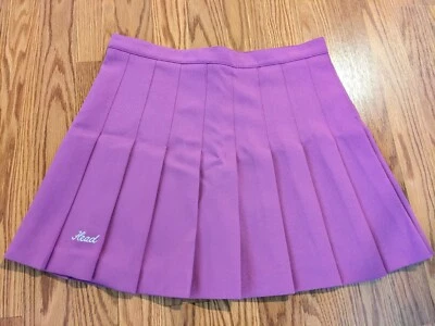 Falda Tenis Plisada Vintage Años 90 HEAD Ropa Deportiva Rosa Púrpura Mujer 12 Años 80 Foto 1 de 4
