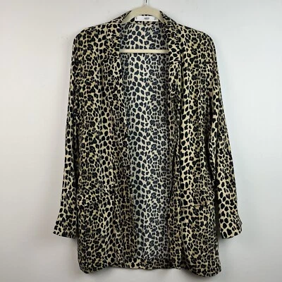 Chaqueta MNG Informal Estampado Leopardo Frente Abierto Para Mujer S Gran Tamaño Lagenlook Mobwife Foto 1 de 4
