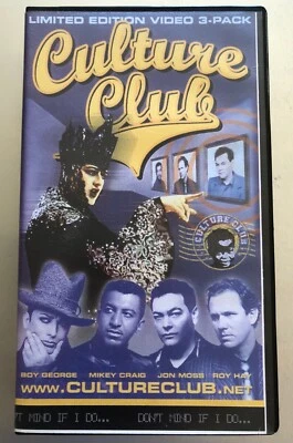 CULTURE CLUB Don't Mind If I Do RARE LIMITED EDITION USA PROMO VHS VIDEO 3-PACK - Image 1 of 4