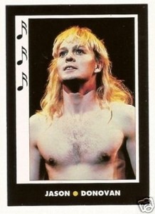 Jason Donovan -  Pop Music Star Card Italy