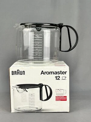 Nueva jarra de repuesto Braun Aromaster KFK 12 60/62/65/66/80/82/600 12 tazas Foto 1 de 4