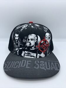 Suicide Squad Snapback Baseball Cap Black