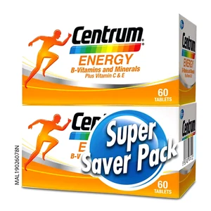 2 x 60's New Centrum Energy B -Vitamins and Minerals + Vitamin C & E - Picture 1 of 5