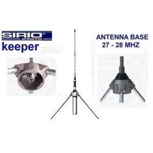 SIRIO KEEPER ANTENNA BASE CB 27 MHZ max 300 watt 1/4 ONDA - Photo 1/1