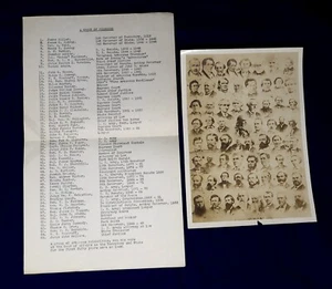 Vintage 6,5x9,5 Foto Arkansas Celebritie Pioneers, 1800's, Head of Affairs - Bild 1 von 5