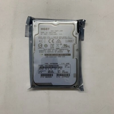 HGST Hitachi HUC156060CSS200 600GB 15K RPM 12Gb/s 128MB 2.5" SAS Hard Drive 0B28953
