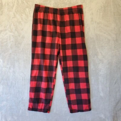 Mission Ridge Ropa de Dormir Pantalones Para Hombre Etiqueta Talla 2XL Rojo Negro Búfalo Cuadros Elastizados Foto 1 de 4