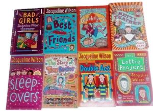 Jacqueline Wilson 8 book bundle Tracy Beaker, Lottie, Hetty Feather, Glubbslyme - Picture 1 of 14