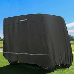 Cubierta de carro de golf 600D 2/4 pasajeros impermeable para EZGO Club Car DS Yamaha Drive - Imagen 1 de 15