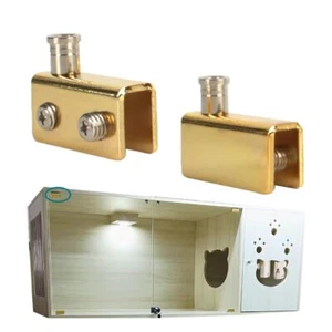 TEYOUQU2 PCS Glass Door Hinge Side-Mounted Hinges Frameless Glass Door Hinge ... - Picture 1 of 6