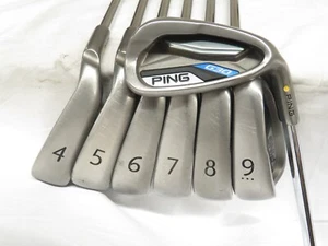 Used Ping G30 Yellow Dot Iron Set 4-PW Ping CFS Regular Flex Steel Shafts - Picture 1 of 8