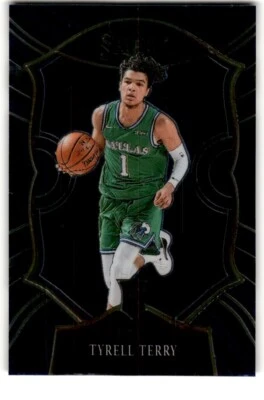 2020-21 Panini Select Blue Retail Tyrell Terry Rookie #91 Dallas Mavericks - Image 1 of 2
