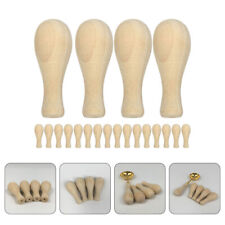  20 Pcs Wax Pellets Wooden Seal Stamp Replacement Wooded Handle Spoon