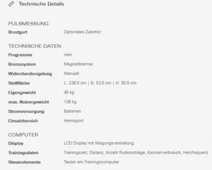 Rudergerät von Schwinn - Bild 1 von 5