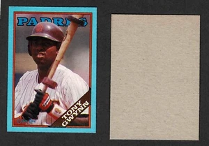 1988 O-Pee-Chee (OPC) Padres' Tony Gwynn Blank Back Box - Bottom Error Card - Bild 1 von 2