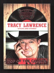 Tracy Lawrence 2014 Panini Country Music Top of the Charts Sticks and Stones #8