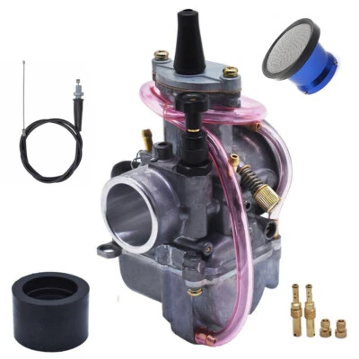 Carburetor W/ Throttle Cable Air Filter Fit For Yamaha DT100 DT125 DT175 PWK32MM - Image 1 of 4