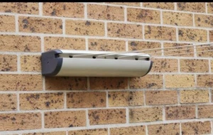 NEW Sunfresh 4 Line Wall Mounted Retractable Clothesline - 26m Hanging Space - Picture 1 of 3