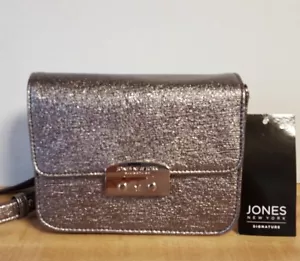 Metallic Brown Jones New York Signature Crossbody Purse NEW with tags - Picture 1 of 8