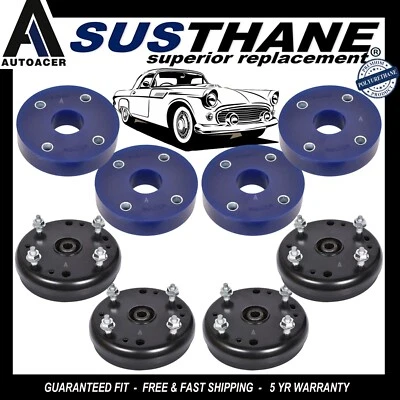 AUTOACER - 8pc Front & Rear Poly Spacers 30mm + Strut Mounts for Ford Lincoln LS — 第 1/4 张图片
