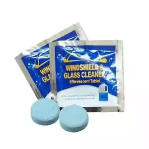 x2 Pastilles Lave Glace Pare-Brise Voiture Nettoyant Effervescent Vitre Auto - Imagen 1 de 10