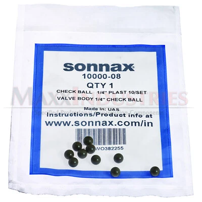 TH350 700 4L60 700R4 4L60E 4L70 .250 Torlon Check Ball 10 Pc Sonnax 10000-08 - Image 1 of 4