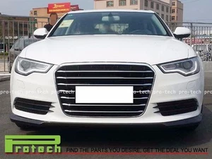 JP Style Carbon Front Lip For 2012-2014 Audi A6 C7 Pre Facelift Standard Bumper - Picture 1 of 2