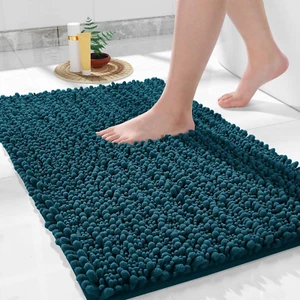 Bath Rug Mat, 32 X 20, Soft Shaggy Non-Slip Chenille Bathroom Rugs, Large Size,  - Picture 1 of 12