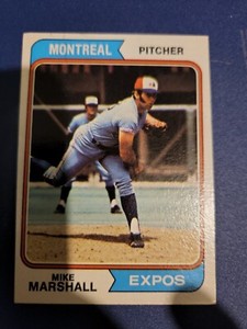 1974 Topps Baseball Cards #73 Mike Marshall