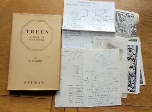 TREEN A Book of Gougework - W. T. James - zusätzliche handgezeichnete Seiten - Tischlerei - Bild 1 von 14