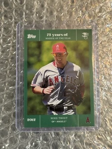 2022 topps 75 years of rookie of the year Mike Trout 45/50 - Picture 1 of 2