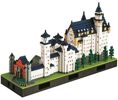 Kawada Nanoblock Schloss Neuschwanstein Castle DELUXE EDITION NB-009 - Image 1 of 4