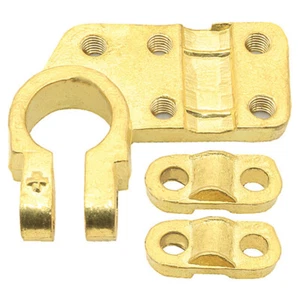 2PCS Heavy Duty Battery Top Post Cable Terminal Wire Terminals 5 Screw Set M6/M8 - Foto 1 di 9