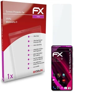 atFoliX Verre film protecteur pour Vertu Metavertu II 9H Hybride-Verre - Photo 1 sur 4