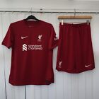 Liverpool Nike Kids Football Kit Youth 2022-23 Size 13-14 Years Red DJ7862-609