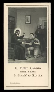 santino-holy card SS.PIETRO CANISIO E STANISLAO KOSTKA - Bild 1 von 1