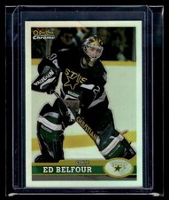 1999 O-Pee-Chee Chrome Refractor #153 Ed Belfour Stars HOF EXMT