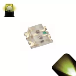 50 x 0606 0603 LED SMD Warm Soft White Slow Flashing Ultra Bright Blinking Nano - Picture 1 of 3