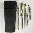 Antique Georgian Shagreen Etui, Drafting Tool Kit, Architect or Cartography Box