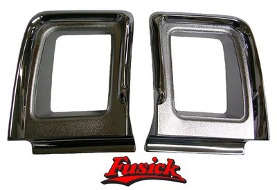 Juego de bisel de luz trasera Olds Cutlass Supreme 1967 cromado Foto 1 de 2