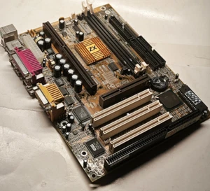 Slot 1 ATX *Coppermine* Motherboard Procomp B785Z (440ZX), 128 MB & Bonus - Picture 1 of 10